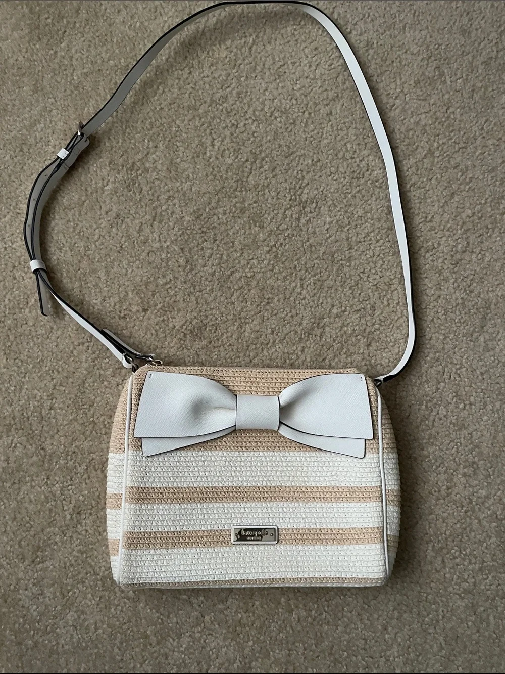 Kate Spade Straw Bow Bag